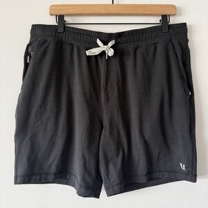 Vuori Ponto Performance Shorts 7" - V344 - Mens XL Heather Black Gym Workout